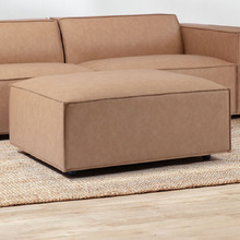 Russo Faux Leather Ottoman